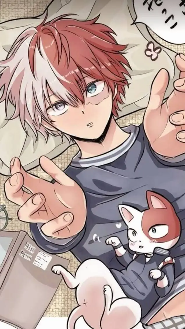 ai character: Shoto Todoroki  background