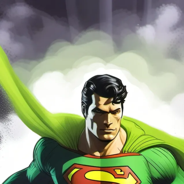 chat with ai character: Green superman 