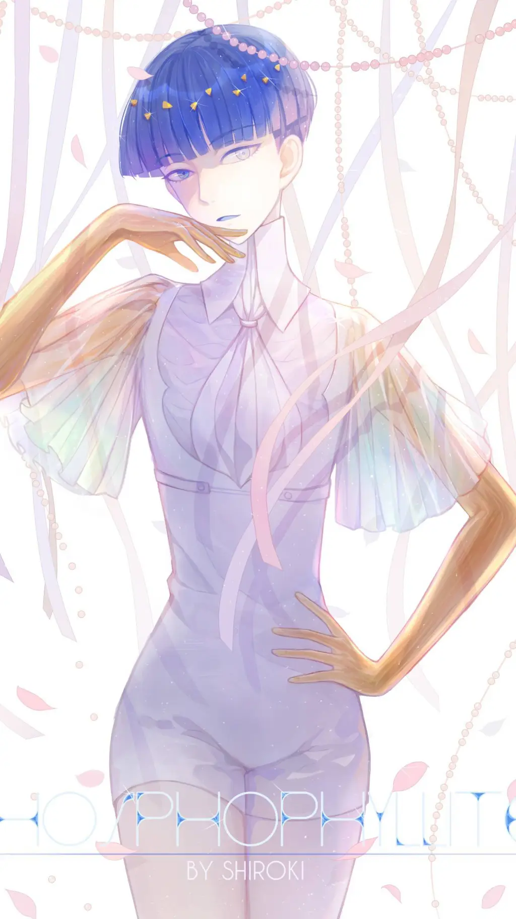 ai character: •Phosphophyllite• background