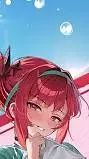 ai character: rapi red hood  background