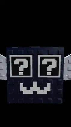 ai character: lucky block  background