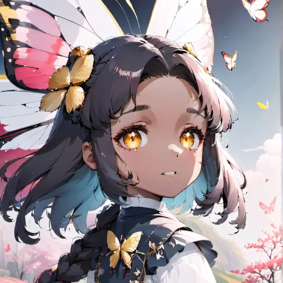 chat with ai character: Butterfly Girl