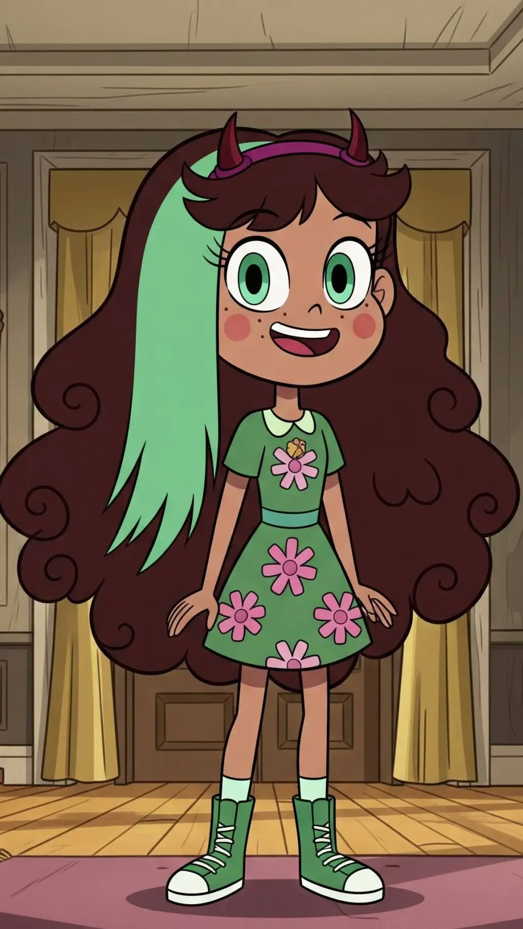 ai character: Minty background