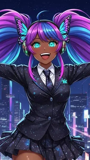ai character: Magical Music background