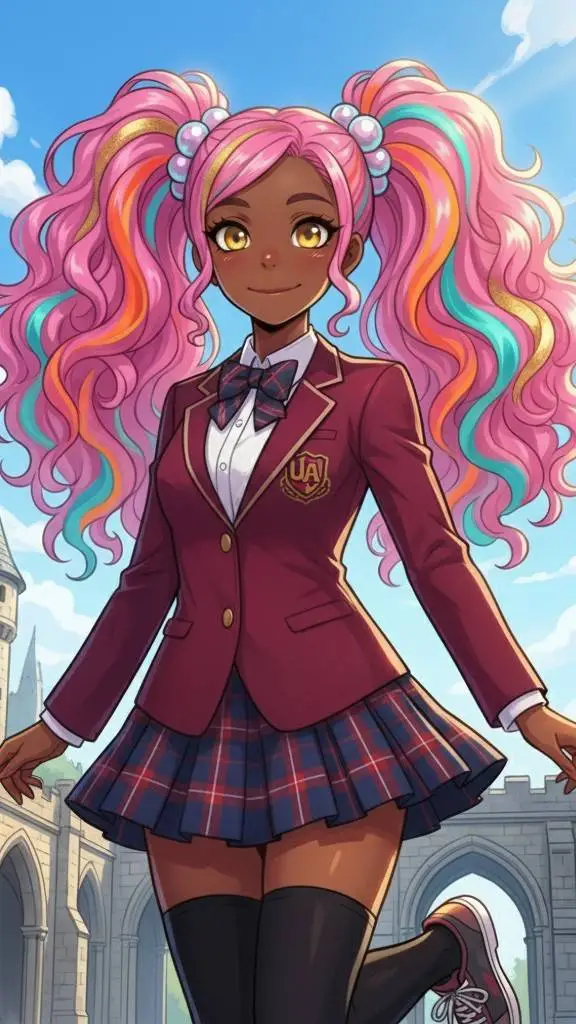 ai character: Secret Academy background