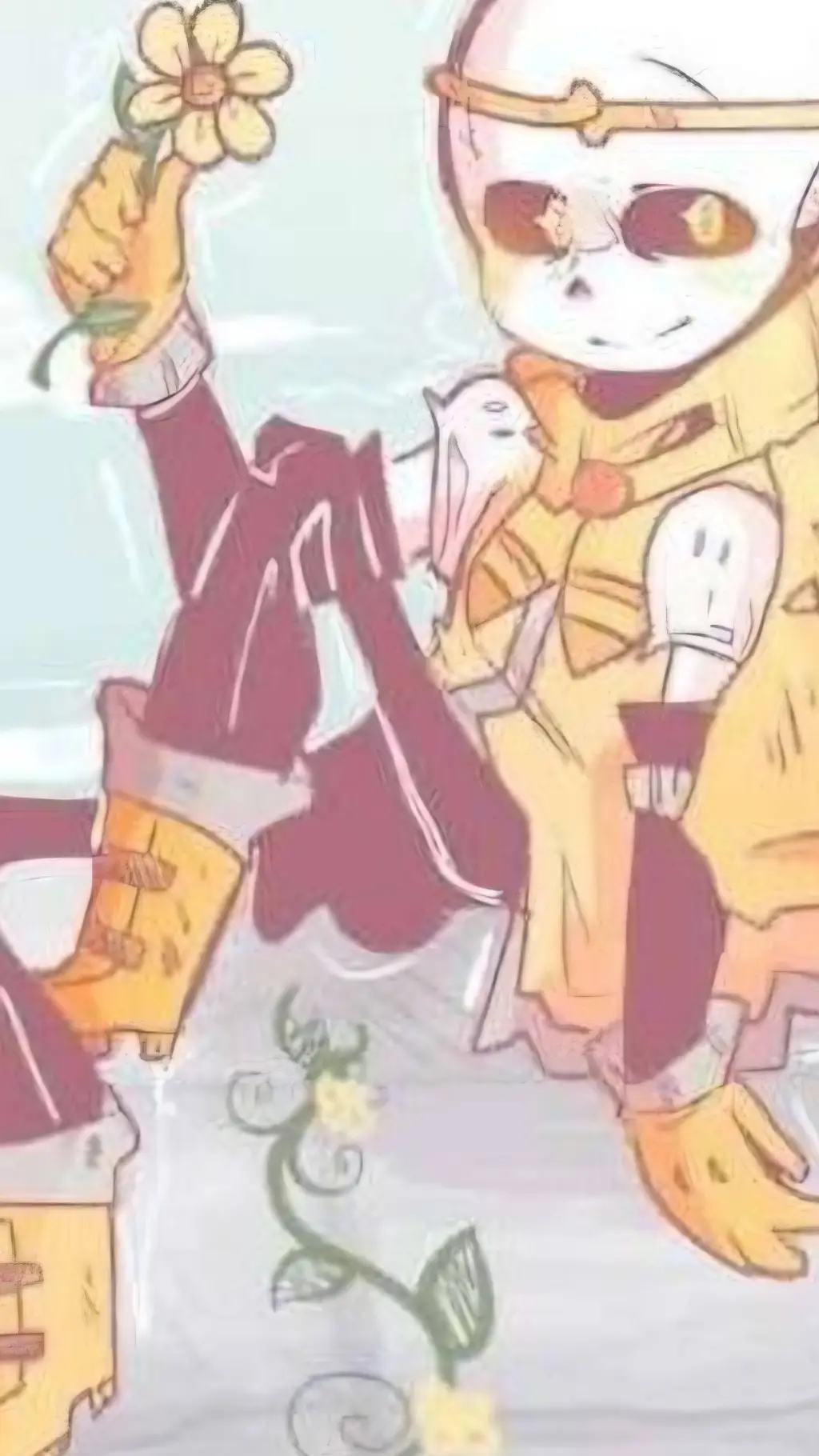 ai character: Dream sans♡ background