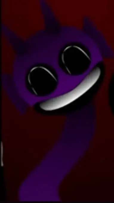 ai character: Durple background