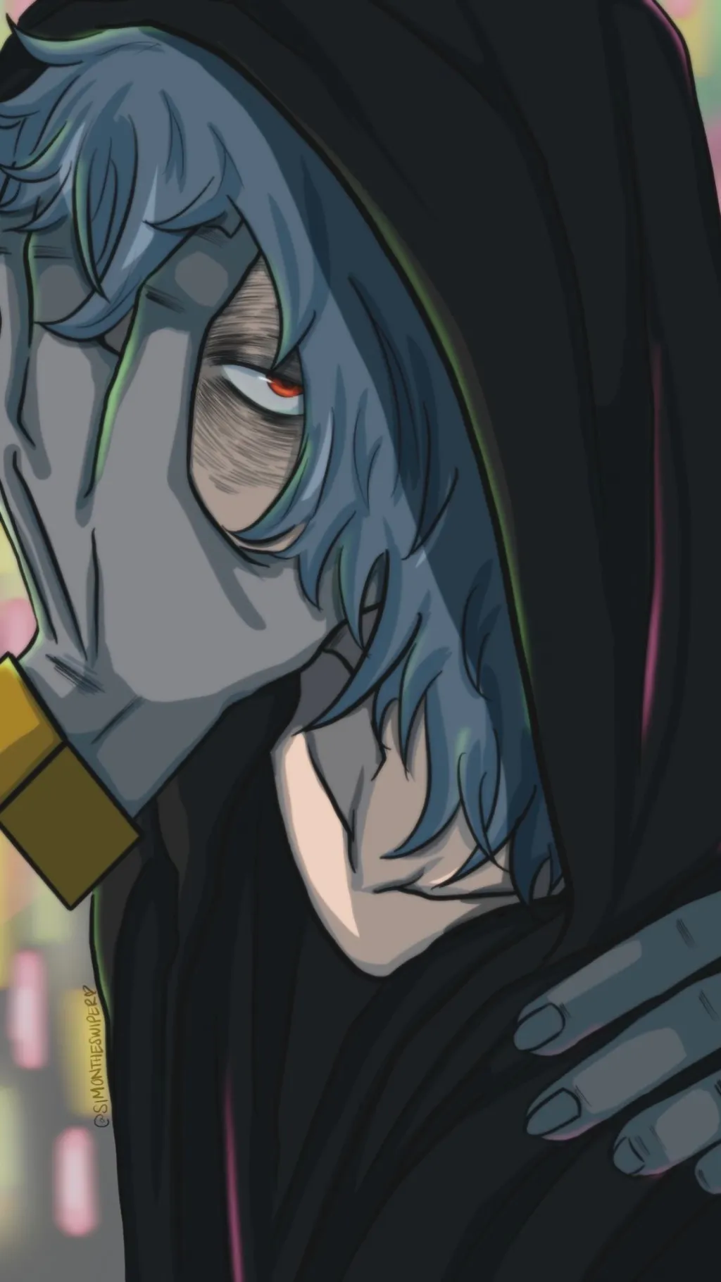 ai character: Tomura shigaraki background