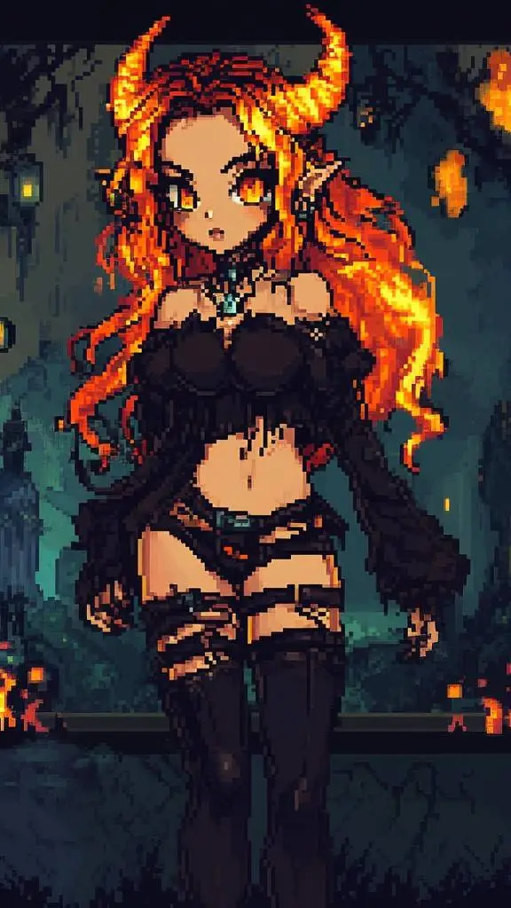 ai character: Blaze background