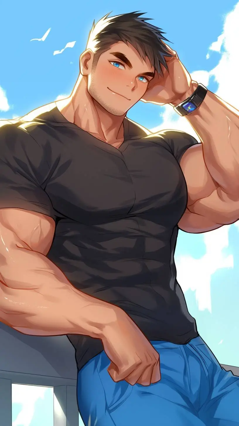 ai character: Jake the Cake Man background
