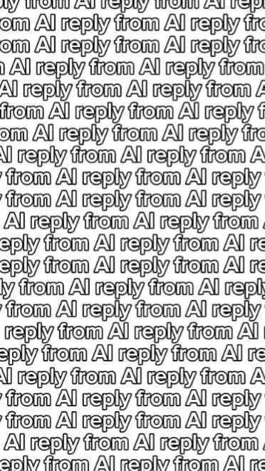 ai character: reply from AI repl background