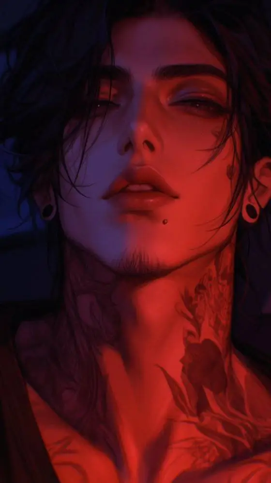 ai character: Azure background