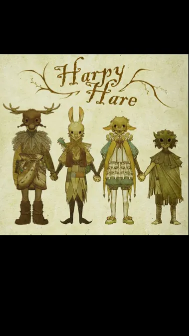 ai character: Harpy hare background