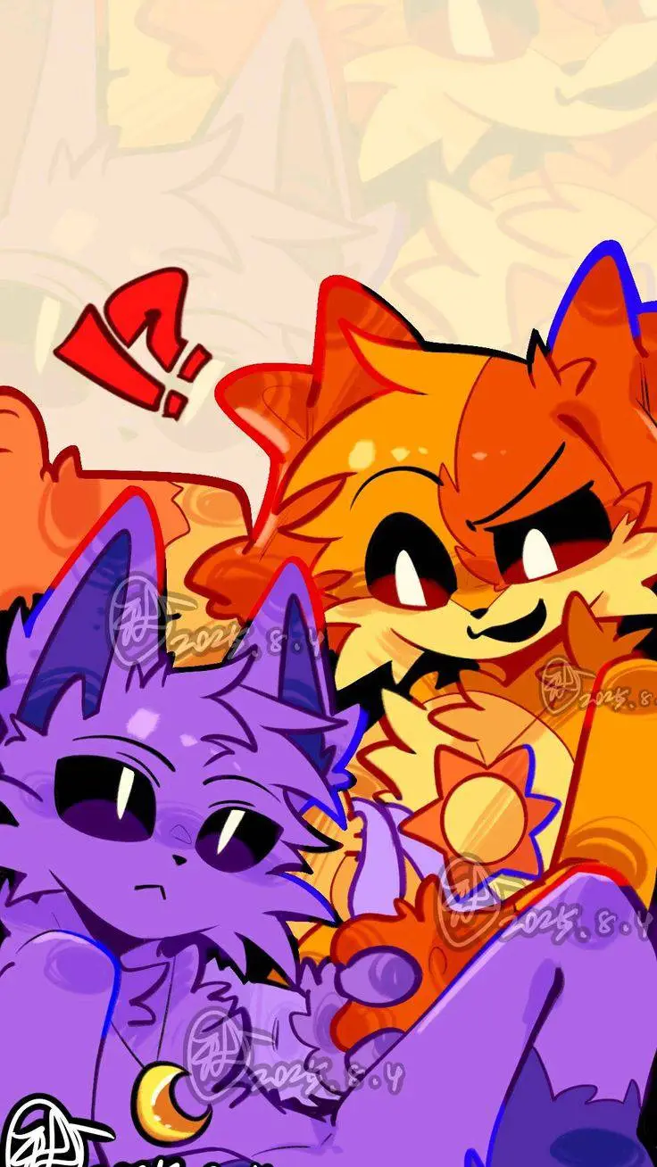 ai character: ★smiling critters background