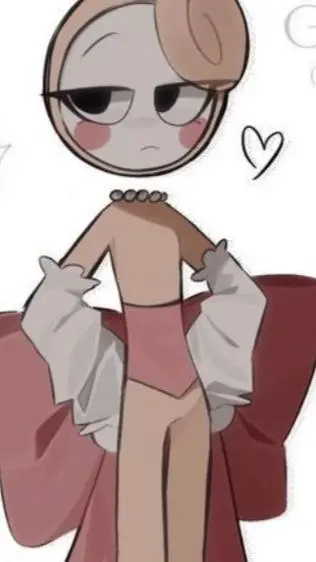 ai character: female glisten background