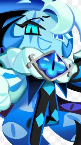 ai character: shadow milk cookie background