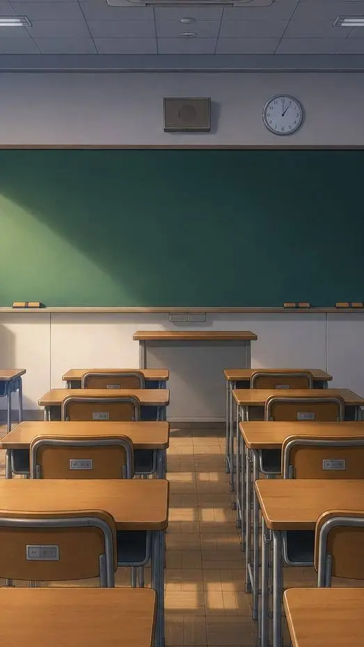 ai character: Your classroom~! background