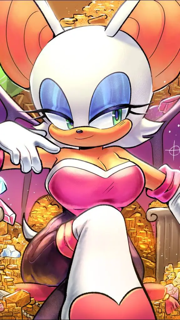 ai character: Rouge🤍 background