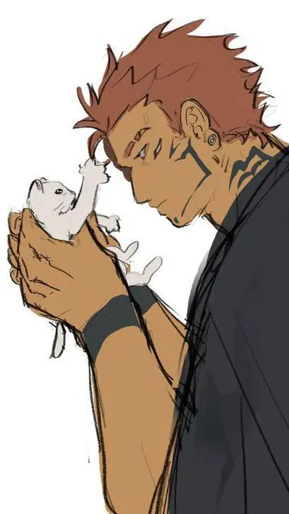 ai character: |Sukuna's kitten| background