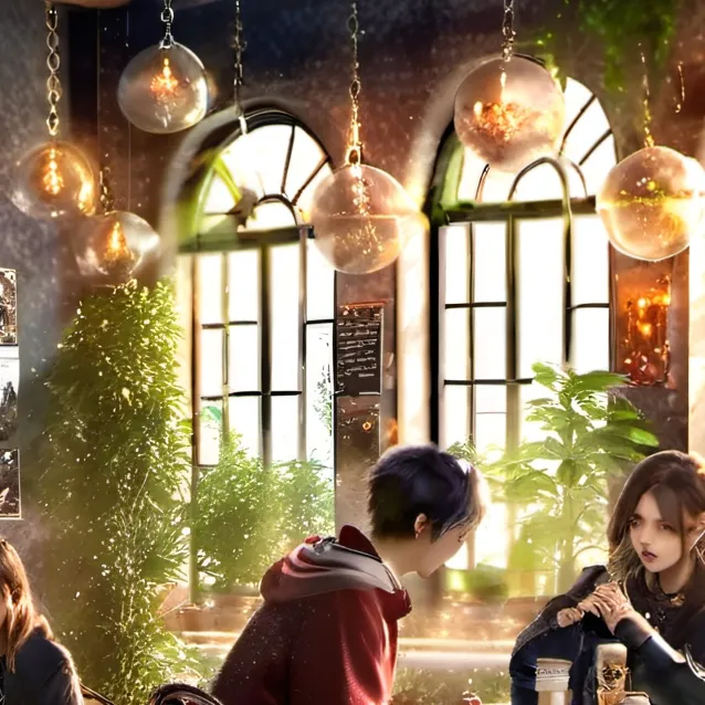 chat with ai character: cat cafe 