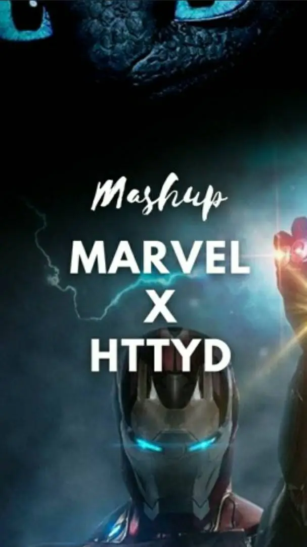 ai character: avengers X HTTYD background