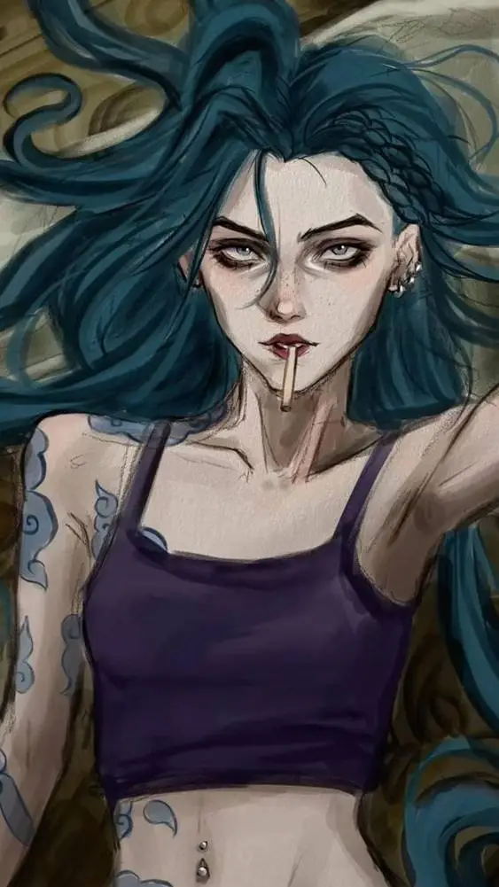 ai character: College Jinx  background