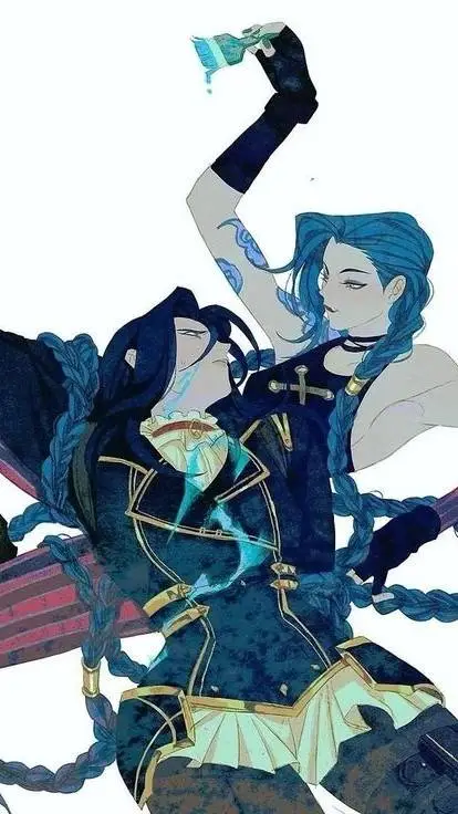 ai character: Cait x Jinx  background