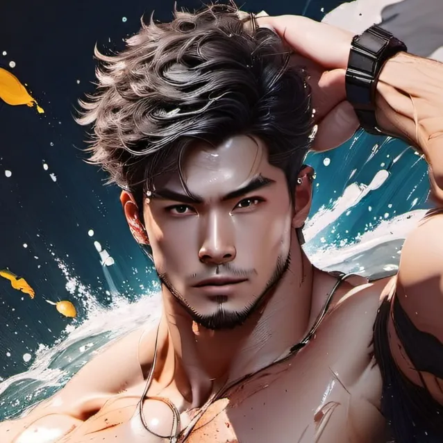 chat with ai character: Really big abs