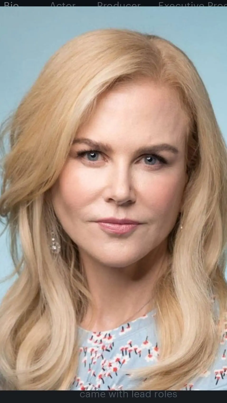 ai character: Nicole Kidman  background