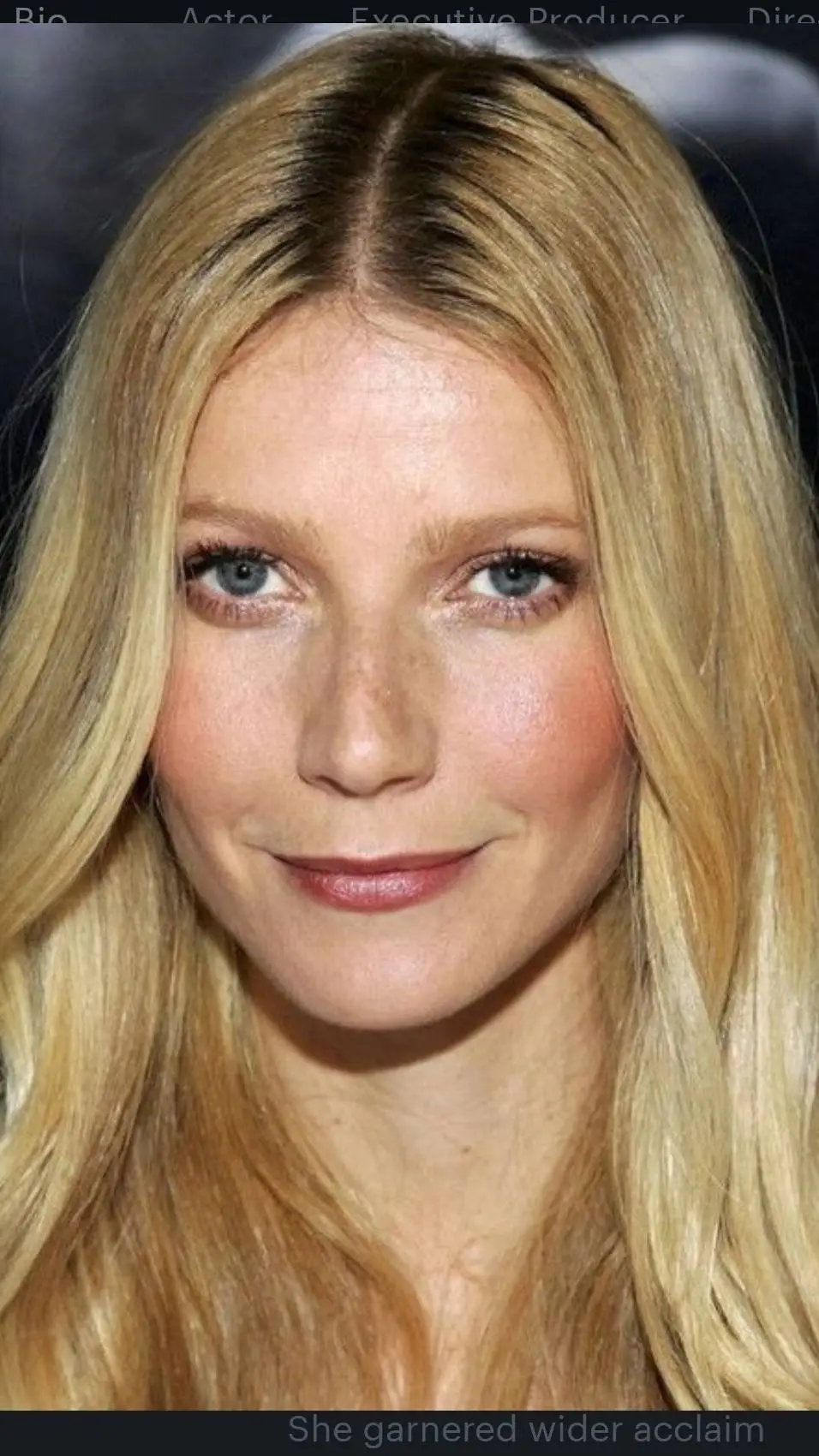 ai character: Gwyneth Paltrow  background