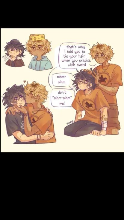 ai character: Solangelo  background