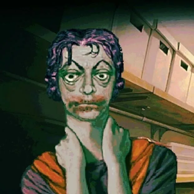 chat with ai character: wireface man