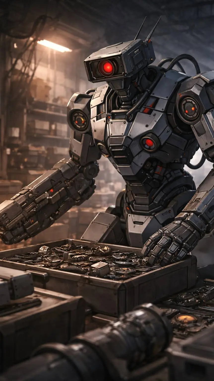 ai character: War Robot 2 background