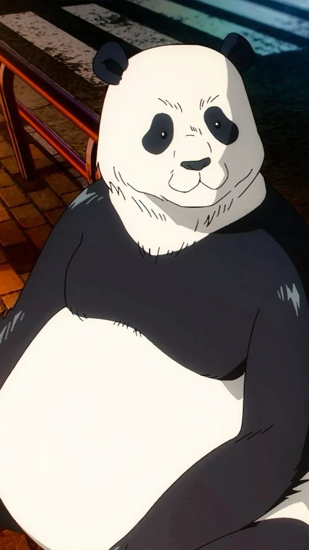 ai character: Panda JJK background