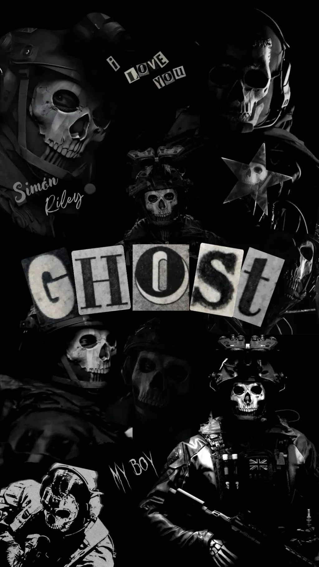 ai character: Ghost background