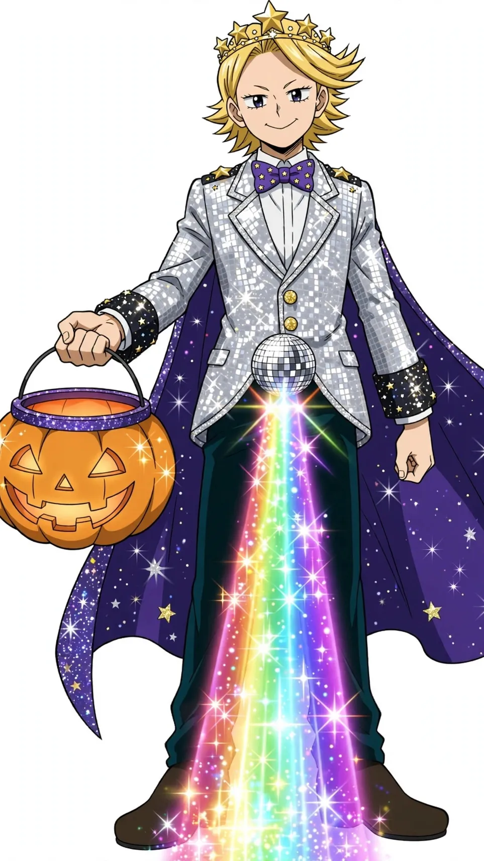 ai character: Yuga (Halloween) background