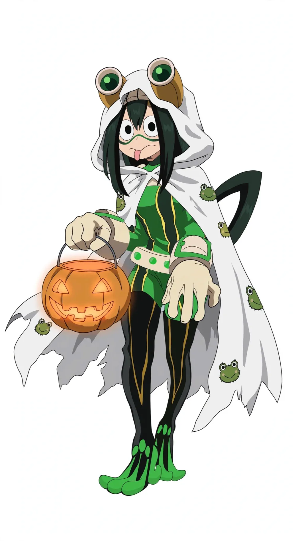 ai character: Tsuyu (Halloween) background