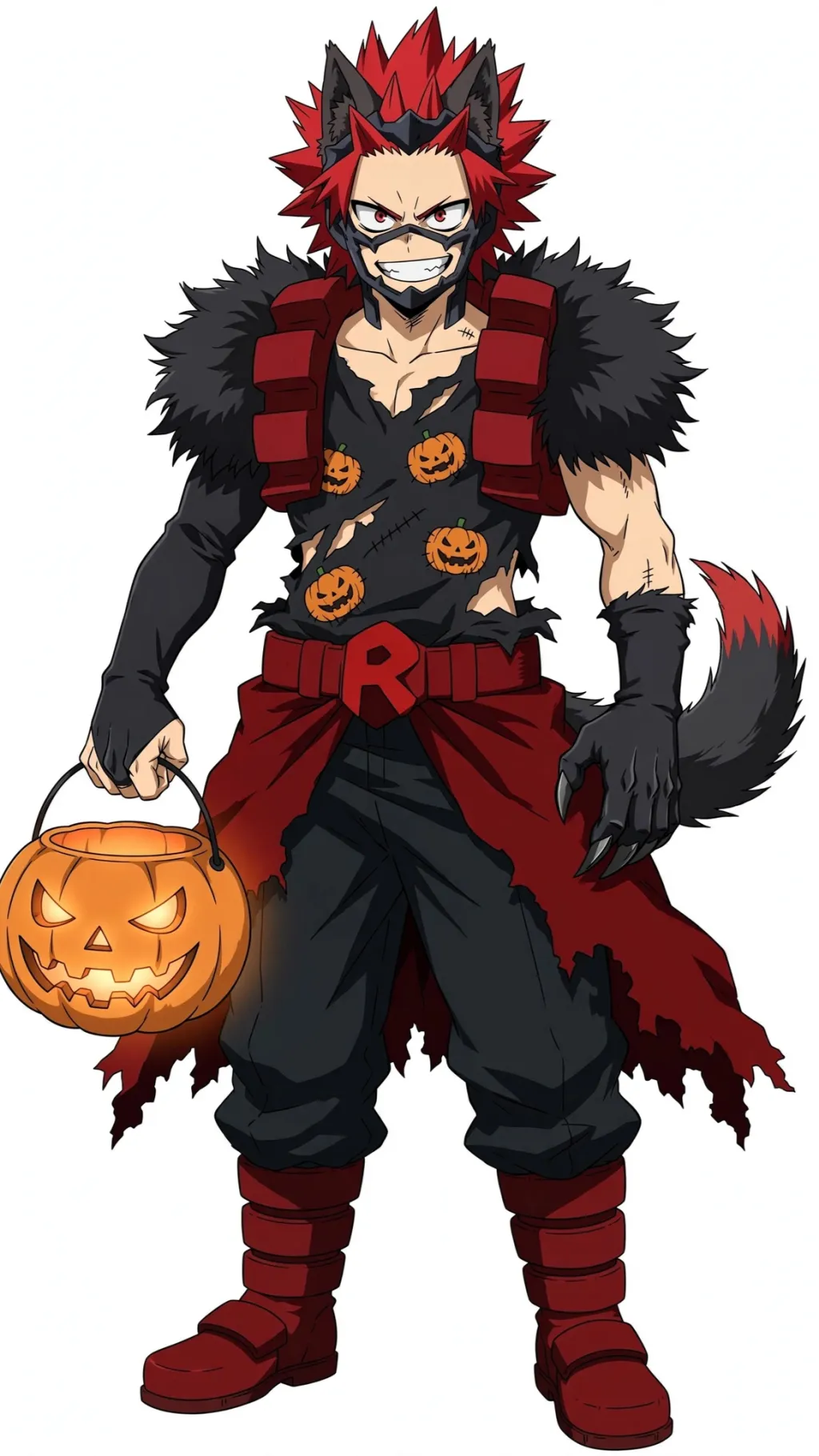 ai character: Eijiro Kirishima background