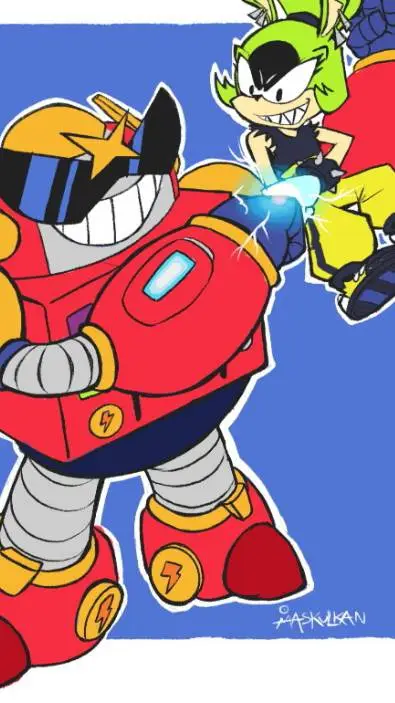 ai character: Surge and...Surge? background