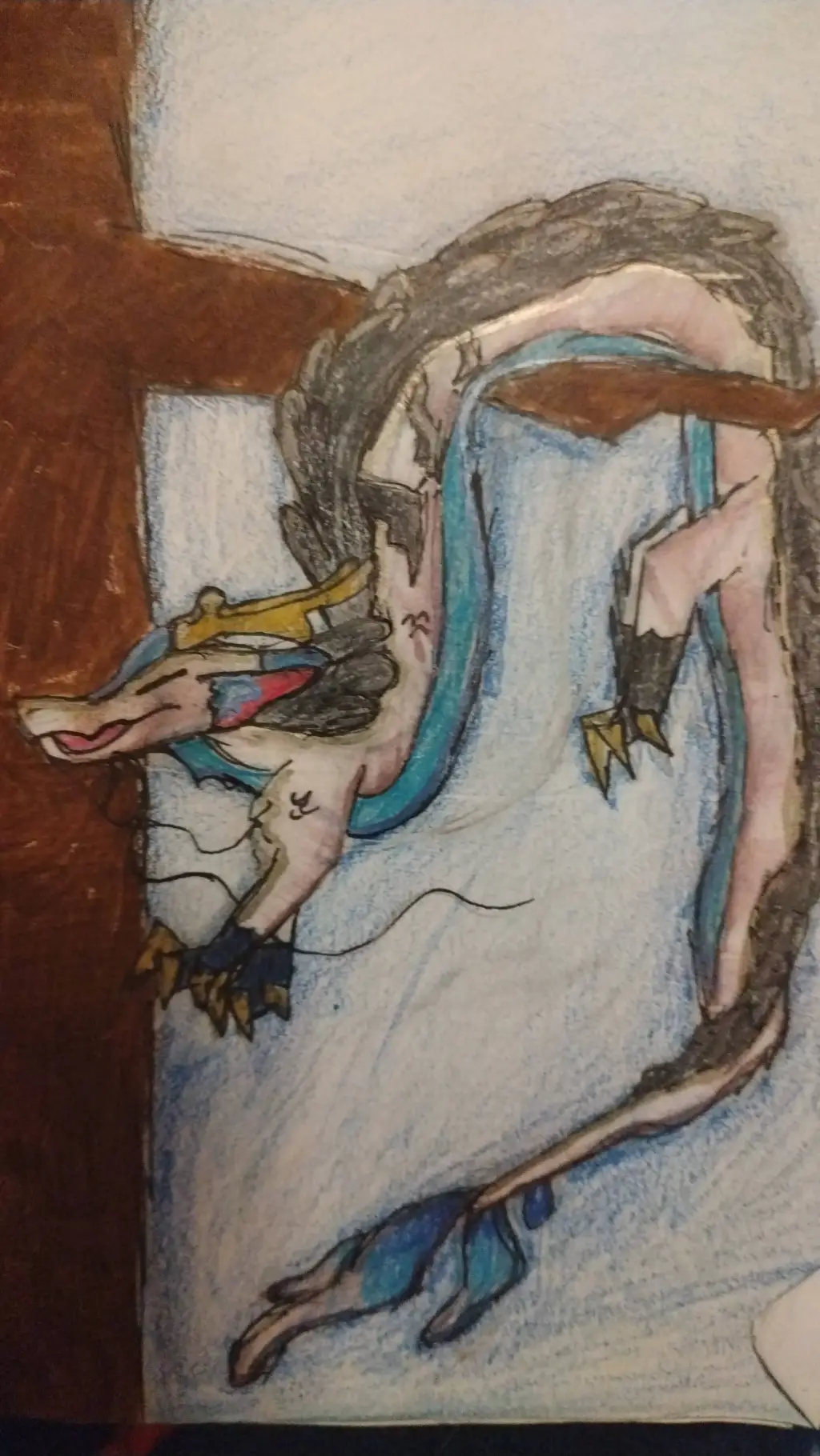 ai character: pet dragon  background