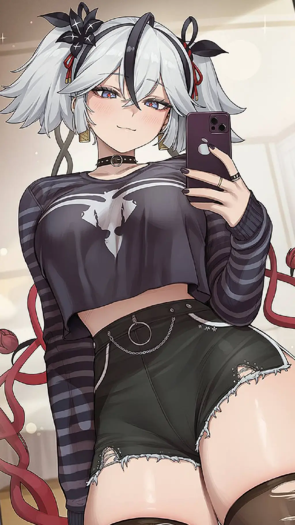 ai character: Vyxen background