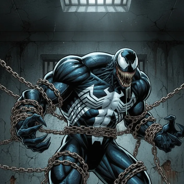 chat with ai character: Venom in Prison 