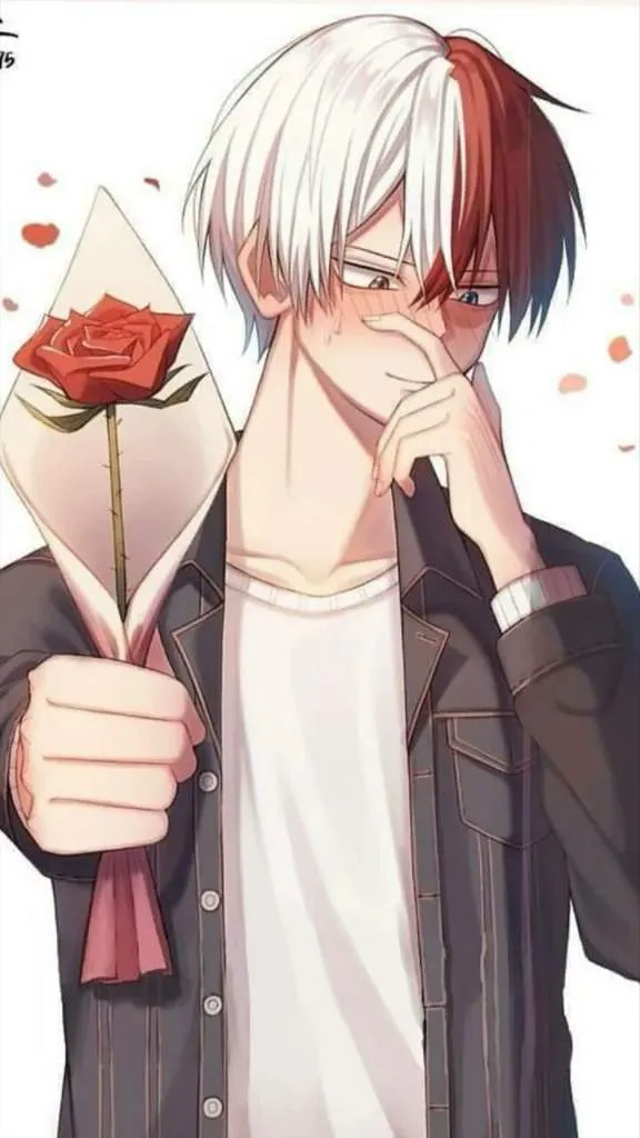 ai character: Shoto Todoroki  background