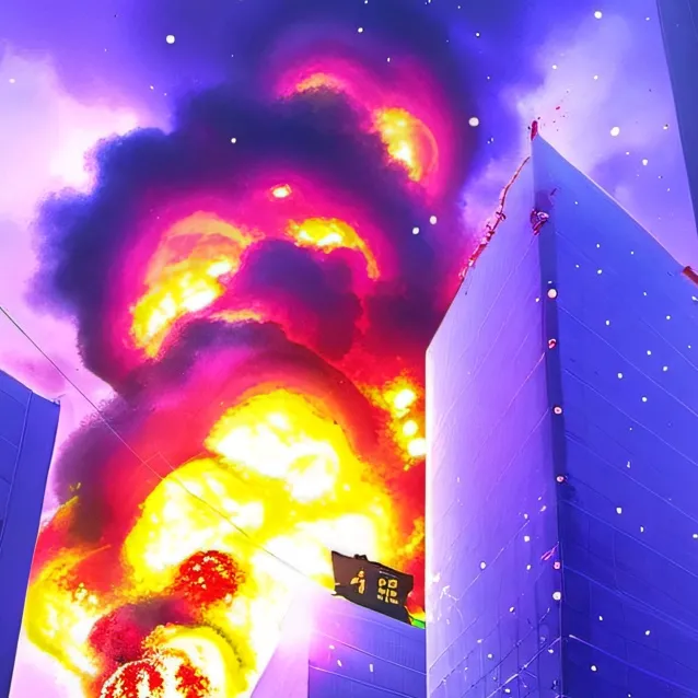 chat with ai character: Building On Fire