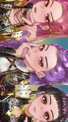 ai character: Mira+zoey background