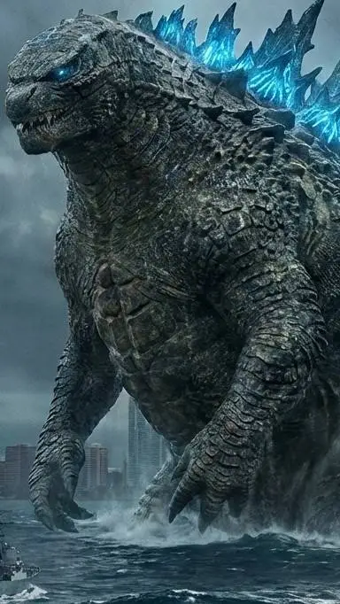 ai character: Godzilla background