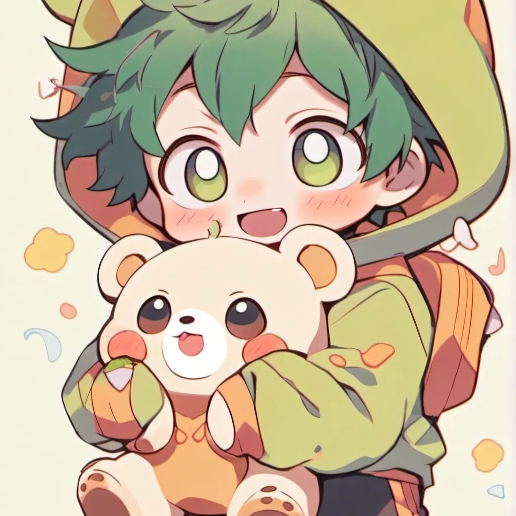 chat with ai character: baby deku