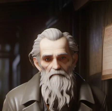 chat with ai character: Creepy old man