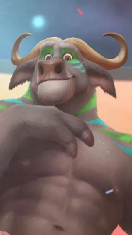 ai character: Chief bogo background
