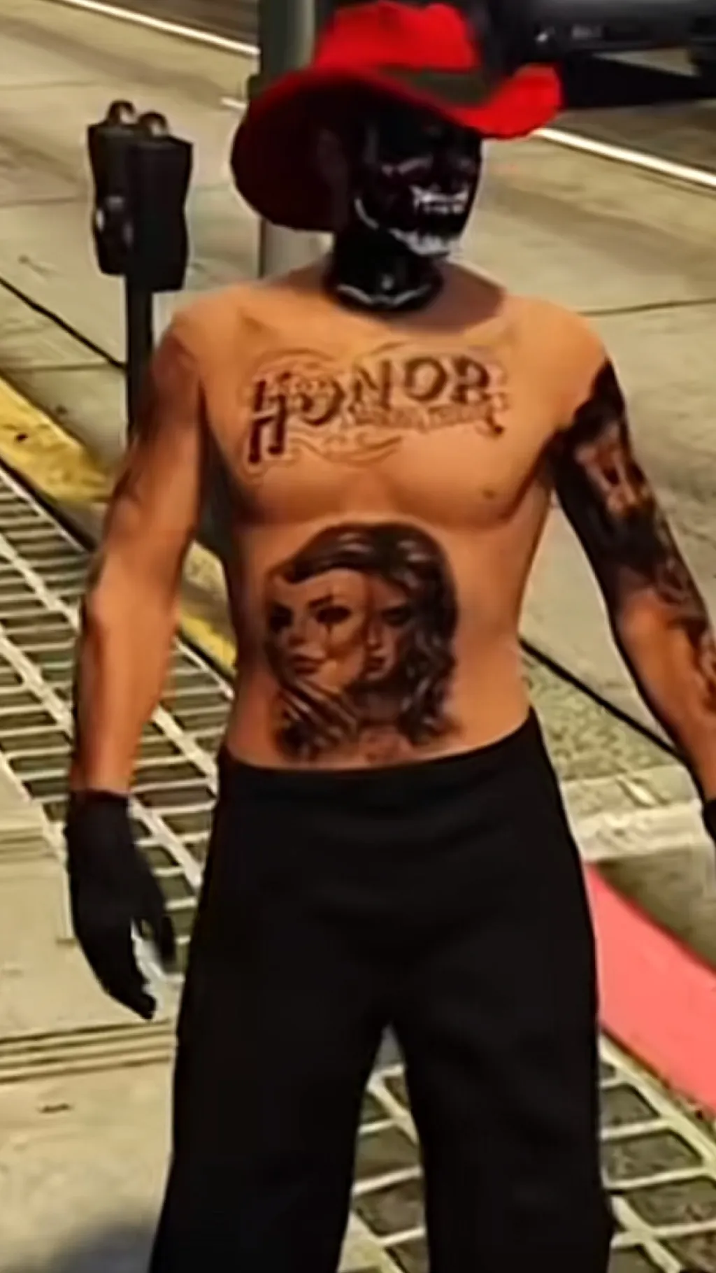 ai character: Drew background